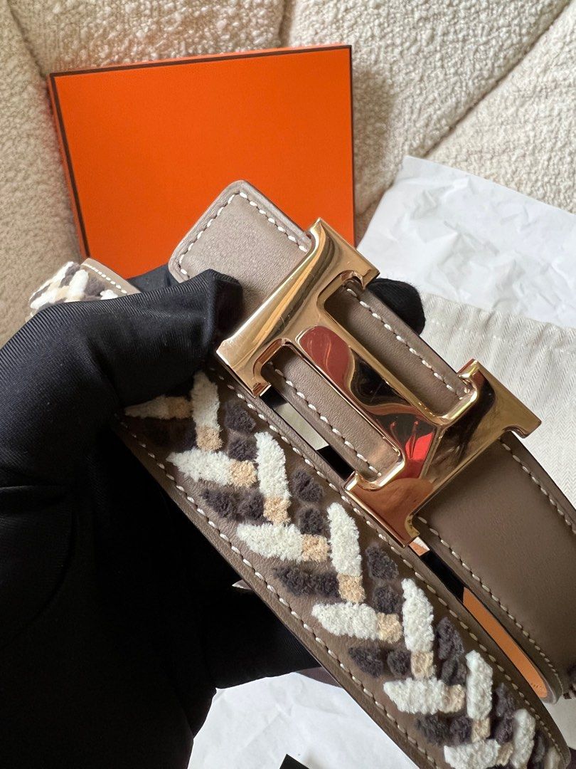 Hermès Vintage Mini Constance Belt Size 80