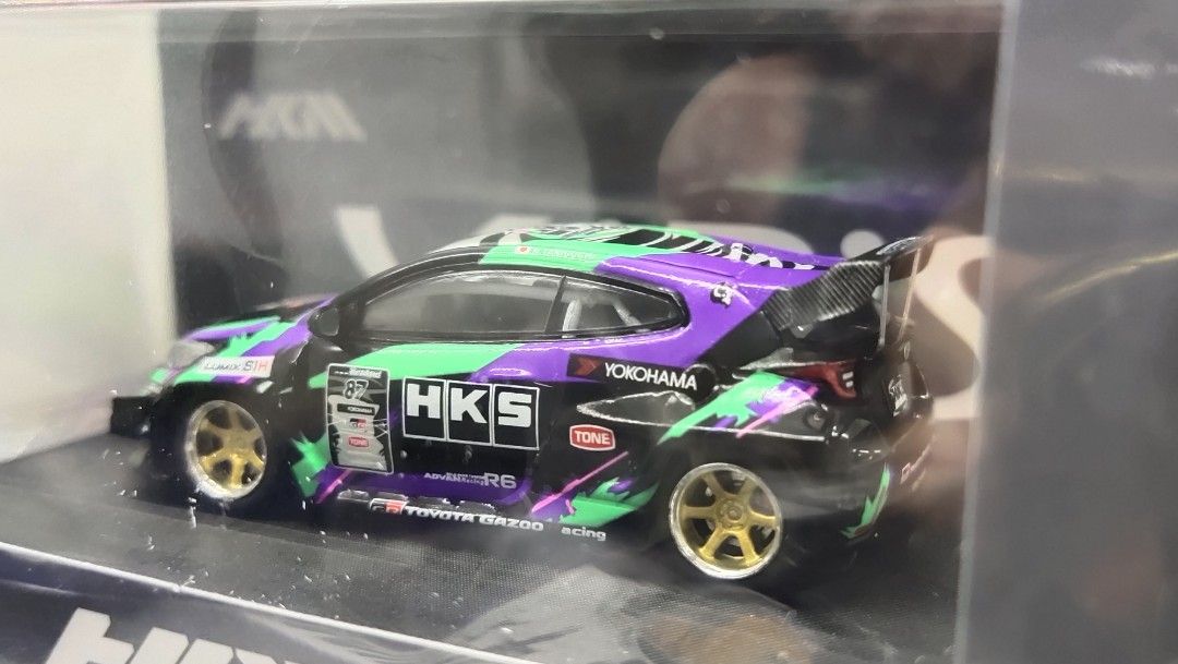 Fuelme 1/64 トヨタ GRヤリス HKS レジン製 D - ミニカー