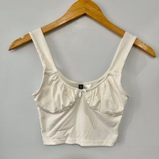 H&M White Crop Top