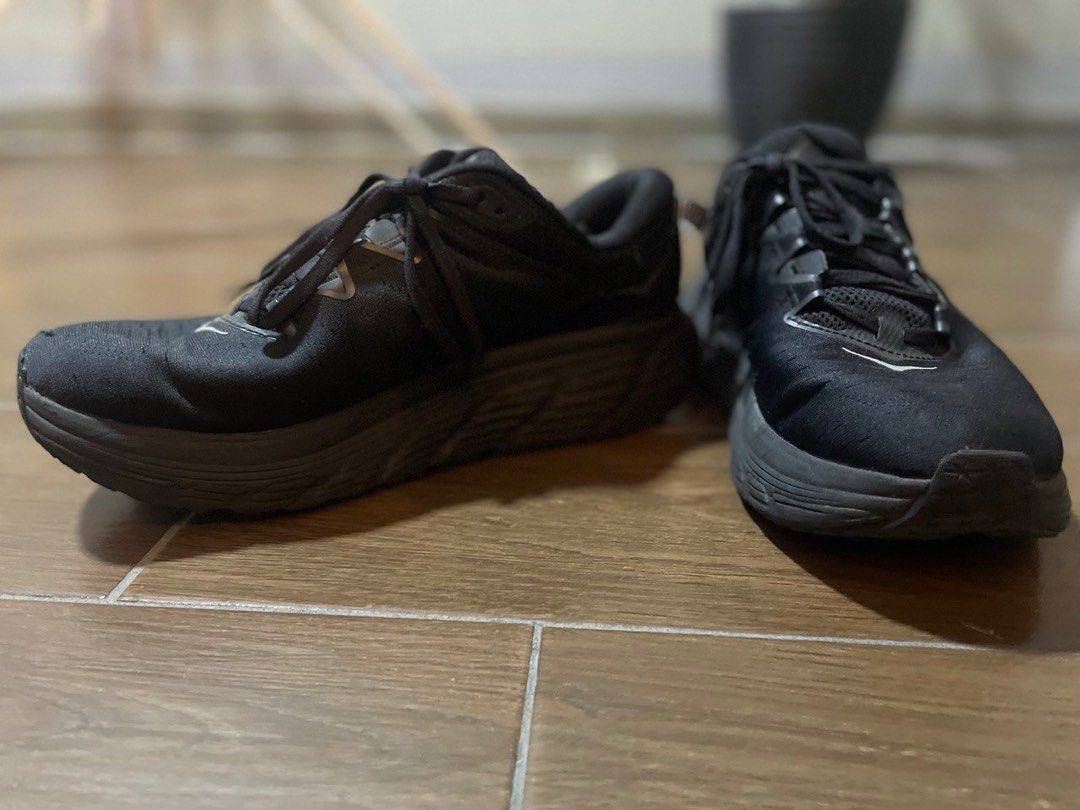 Hoka Gaviota 3 full black (men), Men's Fashion, Footwear, Sneakers on