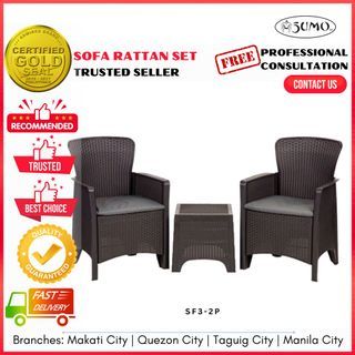HOME FURNITURE! Sofa Rattan Set, Plastic Chair, Plastic Table, Indoor Furniture, Plastic Rattan Sofa set