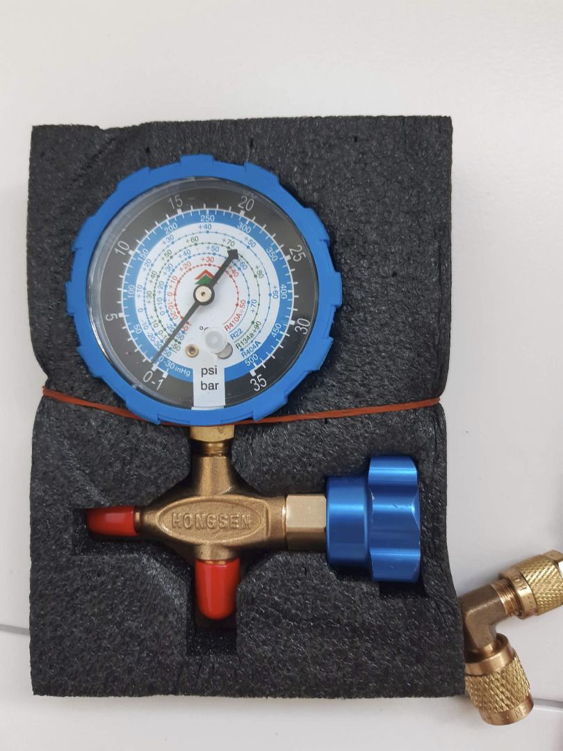 HVAC Manifold Gauge With Hoses (for 410A etc) 20, TV & Home