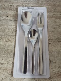 Ikea 12 x Mopsig cutlery