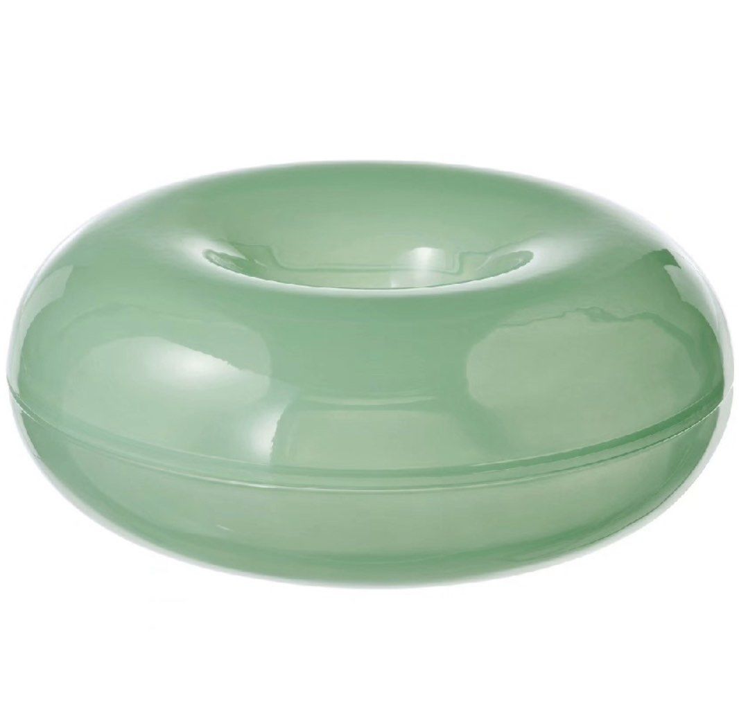 Ikea / Varmblixt 綠冬甩玻璃碗vintage space age, 傢俬＆家居, 家居