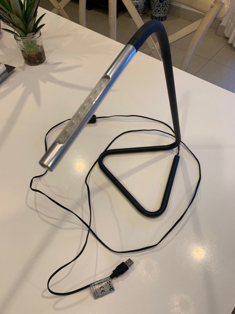 IKEA Desk lamp black color, Furniture & Home Living, Lighting & Fans