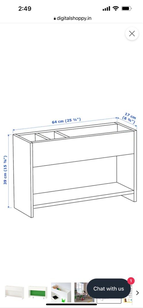 IKEA PAHL Desk Add on Shelf, Furniture & Home Living, Furniture, Shelves, & Racks on