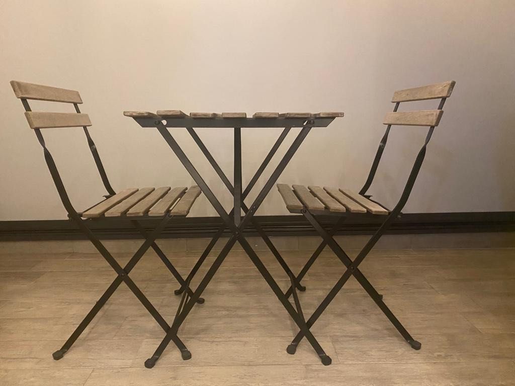 Ikea Tarno Outdoor Set 1 Table and 2 Chairs, Furniture & Home Living