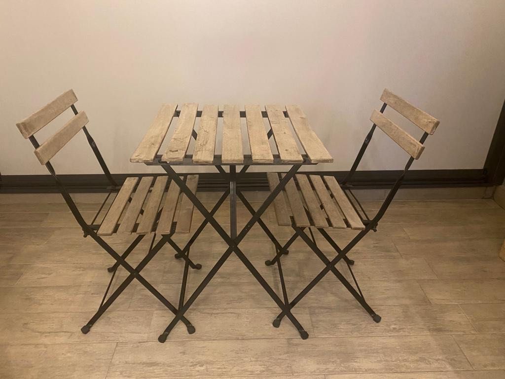 Ikea Tarno Outdoor Set 1 Table and 2 Chairs, Furniture & Home Living