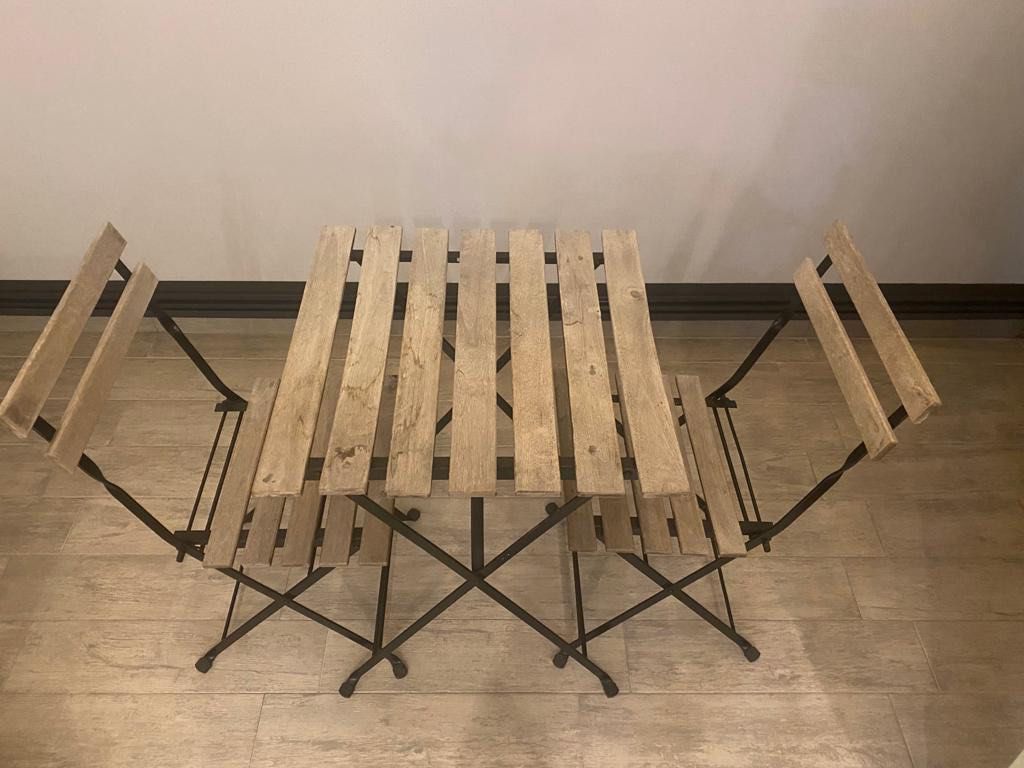 Ikea Tarno Outdoor Set 1 Table and 2 Chairs, Furniture & Home Living