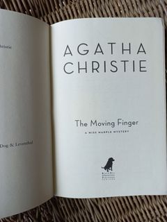 Import book Hardcover Agatha Christie The Moving Finger