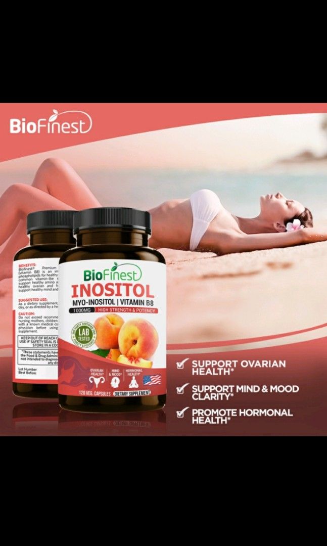 Inositol (Vitamin B8 Women PCOS Hormonal), Health & Nutrition, Health