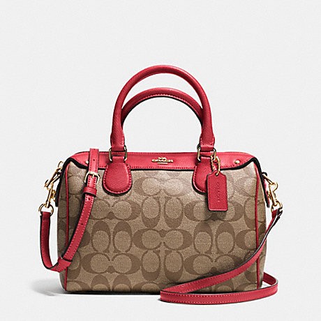 Bags at iba pa - Coach Mini Bennett Satchel in Signature
