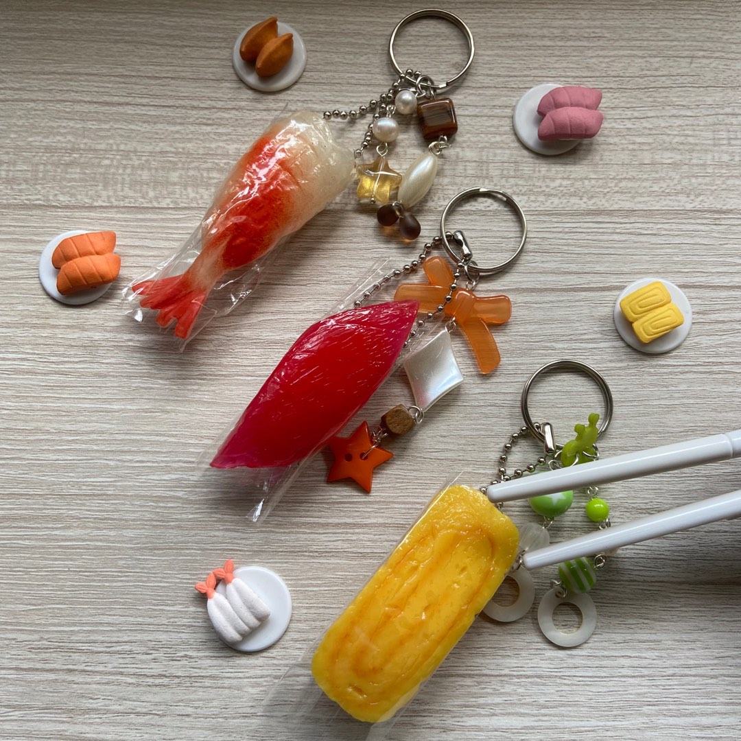 Japanese 2024 food keychains