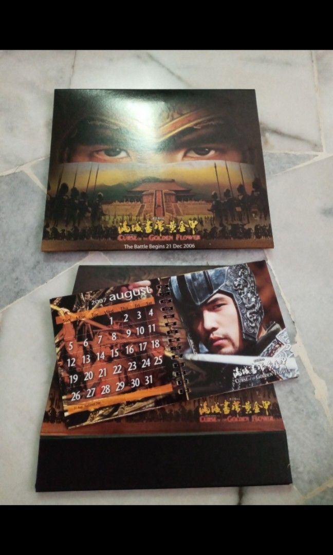 Jay Chou Table Calender Hobbies Toys Collectibles Memorabilia