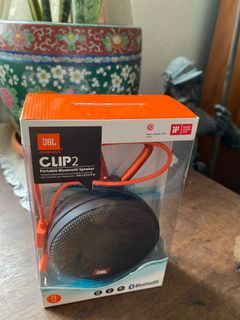 JBL Clip2 Portable Bluetooth Speaker - Orange