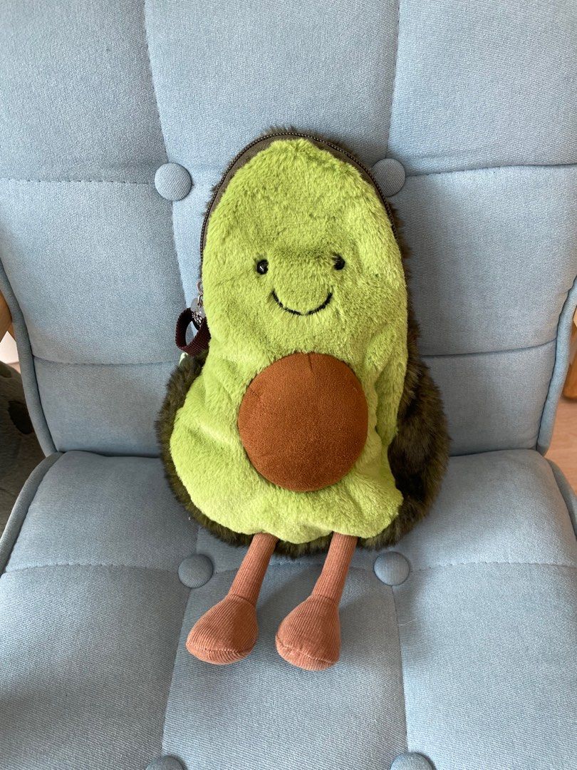 Jellycat amuseable online avocado bag