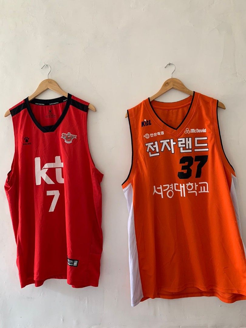 jersey basket korea basketball league, Olah Raga, Baju Olahraga di Carousell