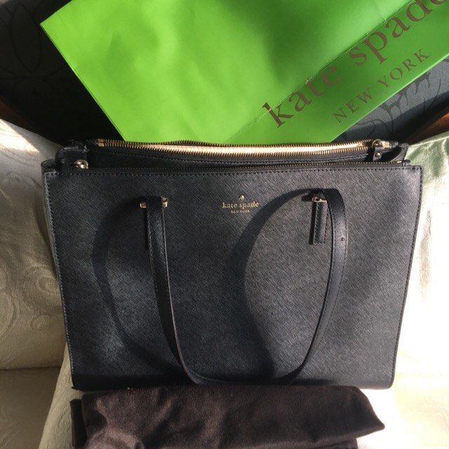 Kate spade Jensen tote large bag, Luxury, Bags & Wallets on Carousell