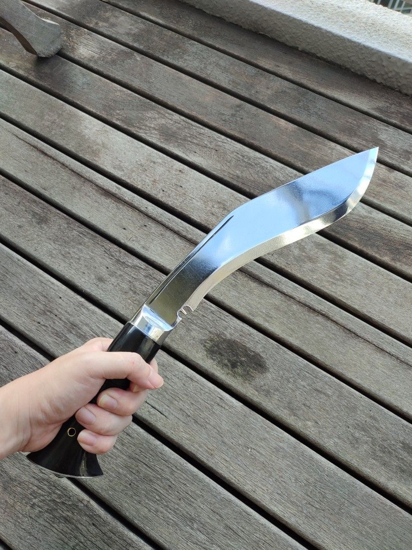 Nepalese Khukuri / Kukri, 42cm Spring steel and Buffalo
