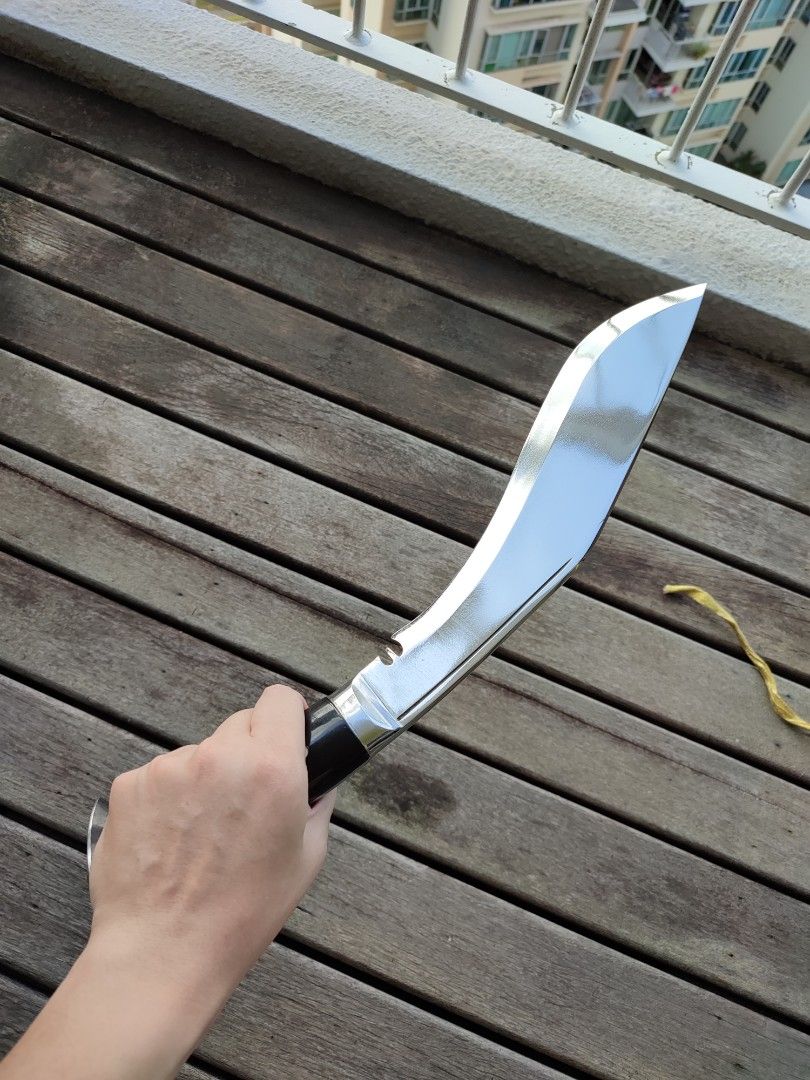 Nepalese Khukuri / Kukri, 42cm Spring steel and Buffalo