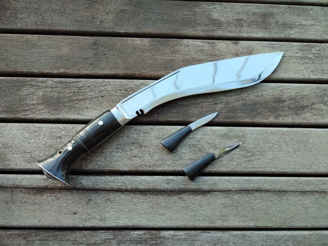 Nepalese Khukuri / Kukri, 42cm Spring steel and Buffalo