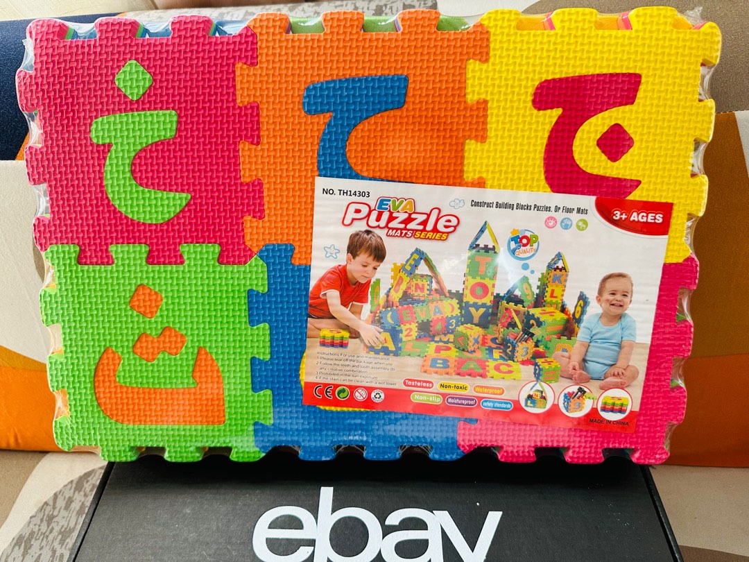 Kids Playmat Arabic letters, Babies & Kids, Infant Playtime on Carousell