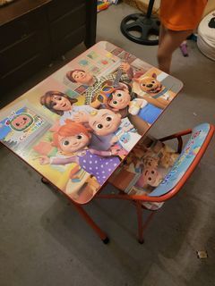 Kids Table and Chair Cocomelon