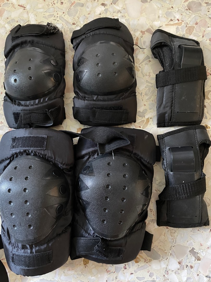 Knee wrist and elbow guard. Rollerblading. Inline skating, Sports