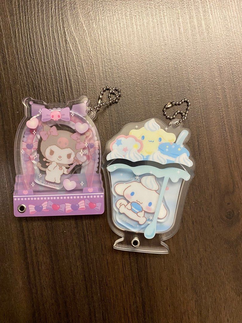 Kuromi / Cinnamoroll /hangyodon acrylic keychain, Hobbies & Toys