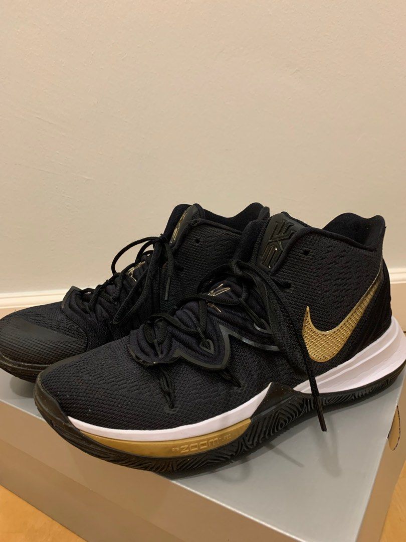 Kyrie 5 cheap gold black
