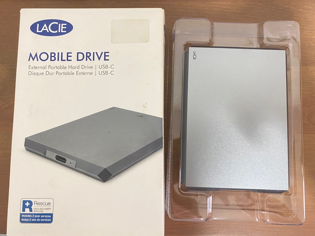 LaCie mobile drive 2TB (原價898), 電腦＆科技, 商務用科技產品