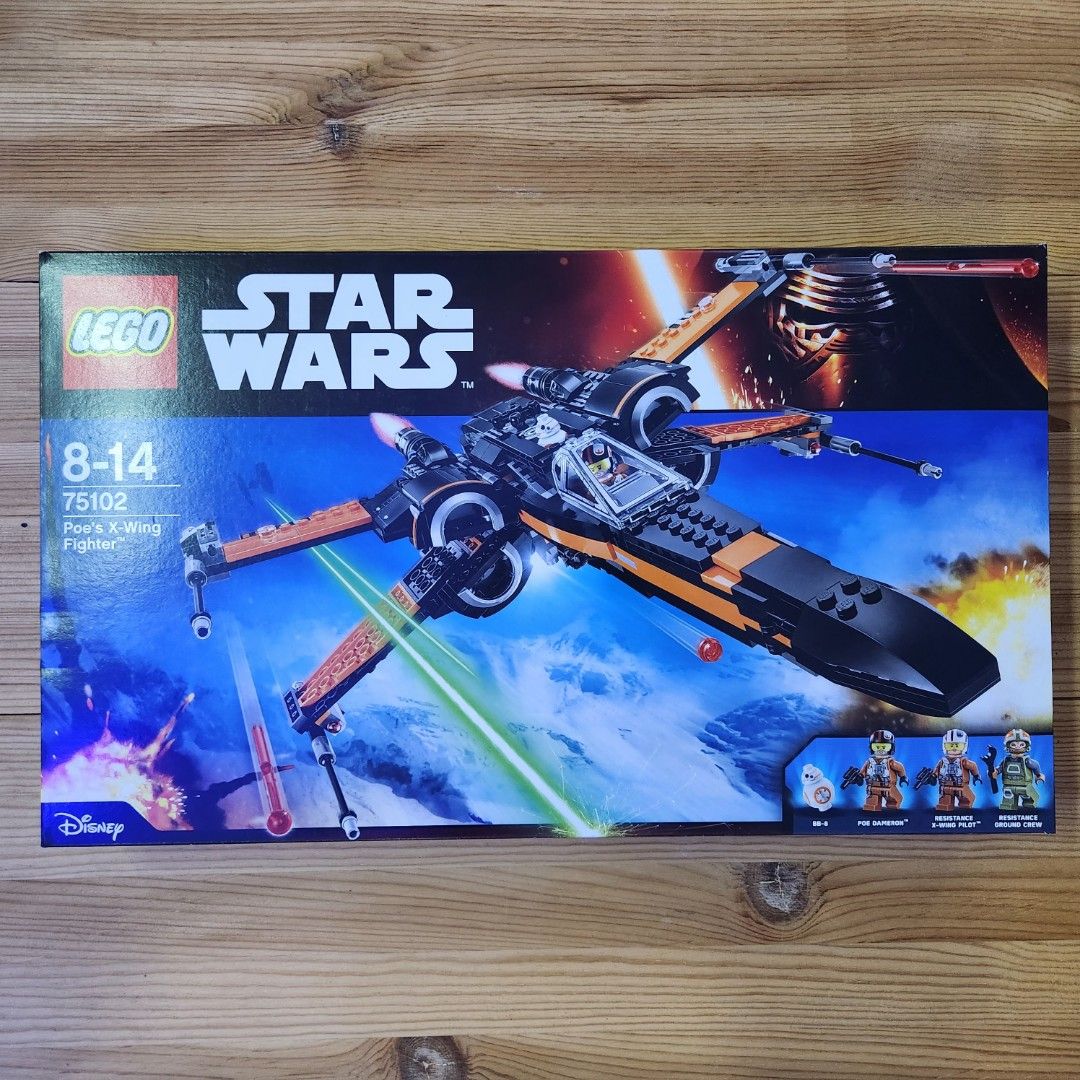  Star Wars Lego 75102 Poe's X-Wing Fighter : Toys & Games