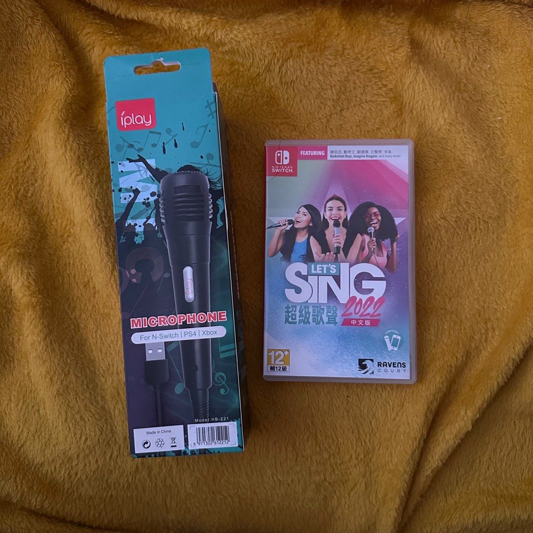 Jogo Nintendo Switch Let's Sing 2022 + 2 Microfones 