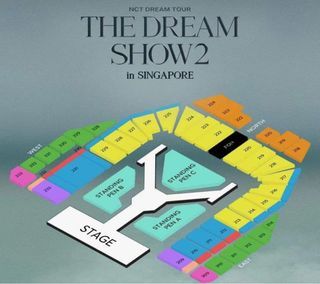 LF nct dream concert ticket