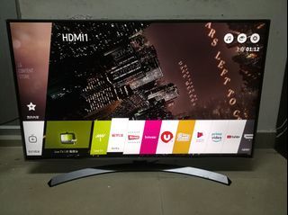 LG 49吋 49inch 49UJ7500 4K 智能電視 smart tv $2000(無保養, no warranty)