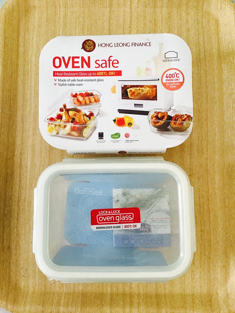 Lock & lock oven glass, Furniture & Home Living, Kitchenware