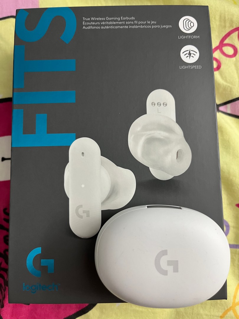 Logitech G Fits 電競無線入耳式耳機白色, 音響器材, 耳機- Carousell