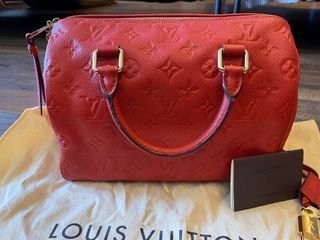 Louis Vuitton Empreinte Speedy Bandouliere 25 NM Noir, Luxury, Bags &  Wallets on Carousell