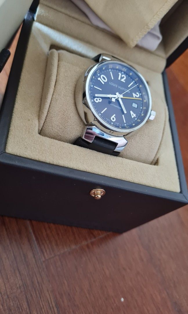 Louis Vuitton LV Tambour GMT Automatic Men's Watch! - Catawiki