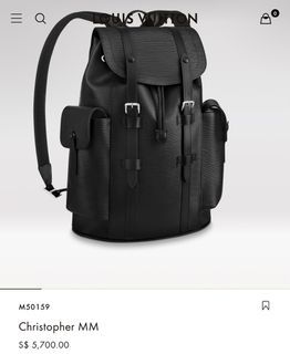 $2,888 FAST DEAL‼️Louis Vuitton Christopher MM Backpack, Men's Fashion,  Bags, Backpacks on Carousell