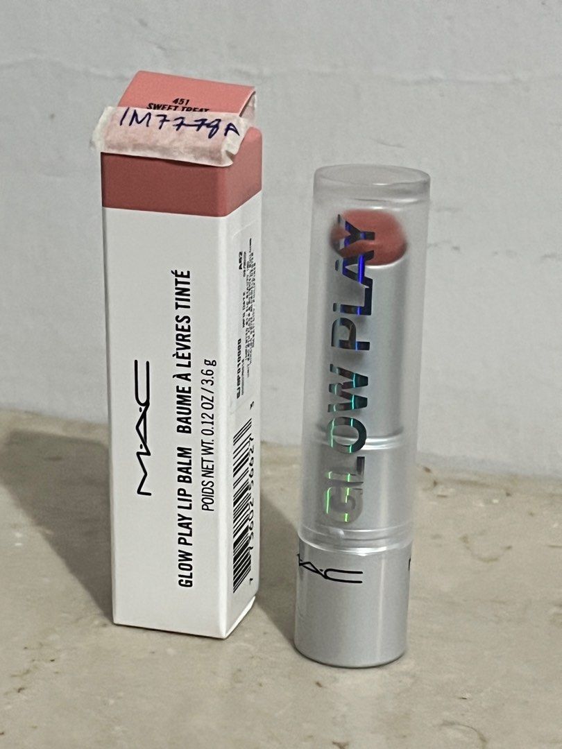 MAC Cosmetics Glow Play Lip Balm Sweet Treat, Beauty & Personal Care
