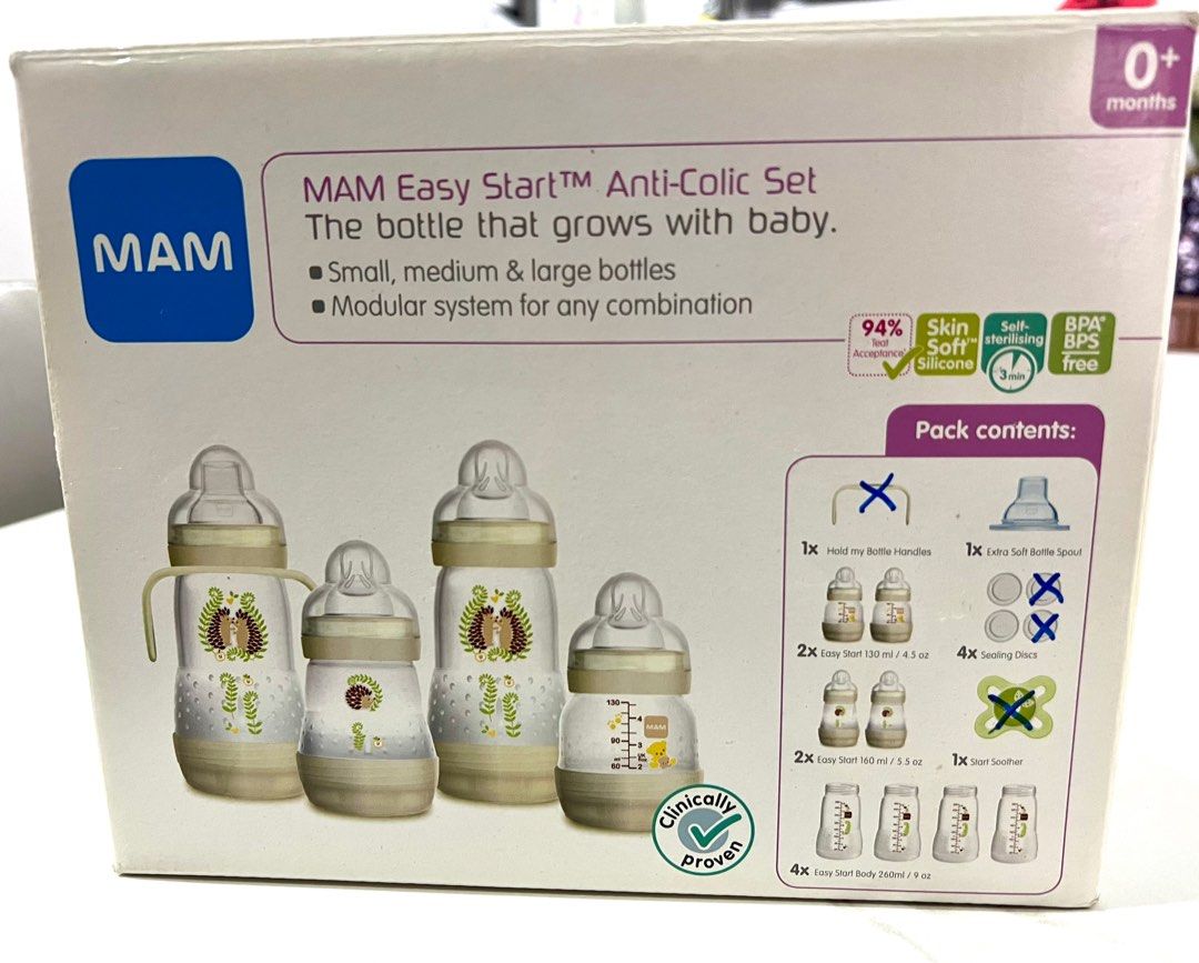 MAM Easy Start Anti Colic Set Babies Kids Nursing Feeding
