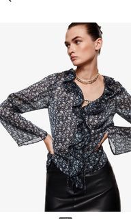 Mango MNG Floral Top
