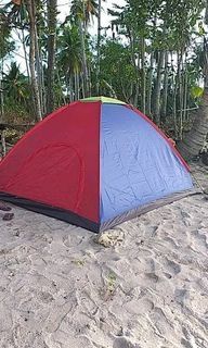 Manual camping tent