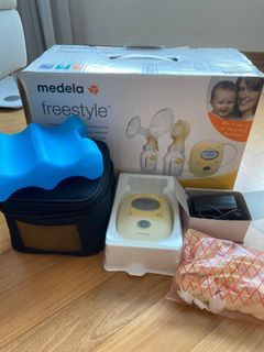 Medela Freestyle Breast Pump + Cooler Bag (Free accessories)
