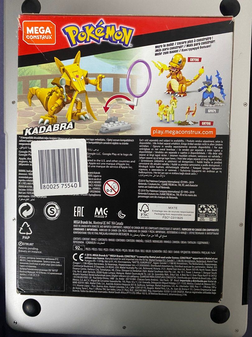 Pokemon mega construx kadabra top