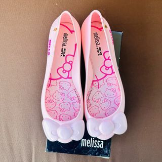 MELISSA Girl's Pink Mel Space Love Hello Kitty #32678 2 NWT
