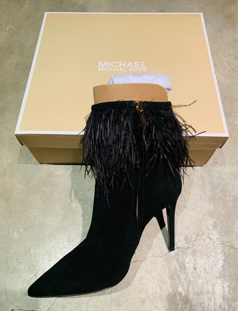 Michael kors 2024 feather boots