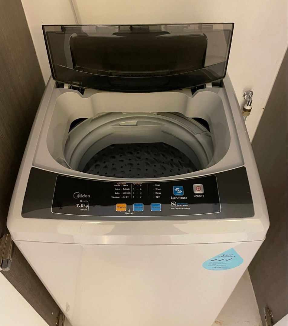 Midea 7kg Top Load Washing Machine, TV & Home Appliances, Washing
