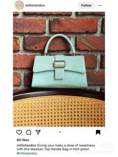 Milliot & Co Madison Top Handle Bag